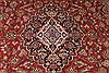 Kashan Red Hand Knotted 93 X 130 Area Rug 254-29309 Thumb 6