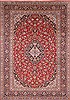 Kashan Red Hand Knotted 93 X 130 Area Rug 254-29309 Thumb 0