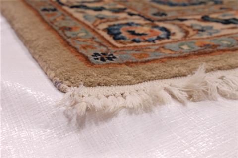 Kashan Blue Hand Knotted 100 X 133 Area Rug 254-29310 Image 5