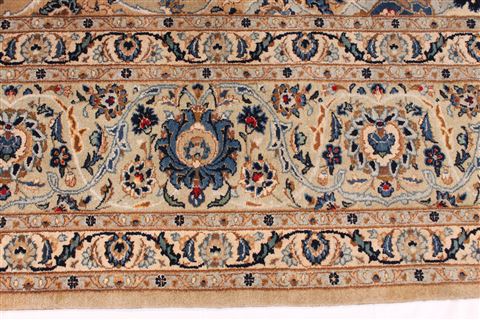 Kashan Blue Hand Knotted 100 X 133 Area Rug 254-29310 Image 8