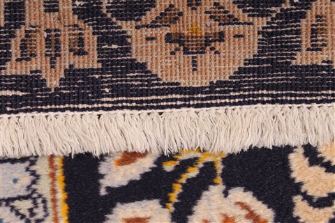 Kashan Beige Hand Knotted 91 X 1210 Area Rug 254-29312 Image 2