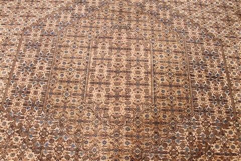 Kashan Beige Hand Knotted 91 X 1210 Area Rug 254-29312 Image 7