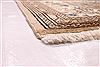Kashan Beige Hand Knotted 91 X 1210  Area Rug 254-29312 Thumb 5