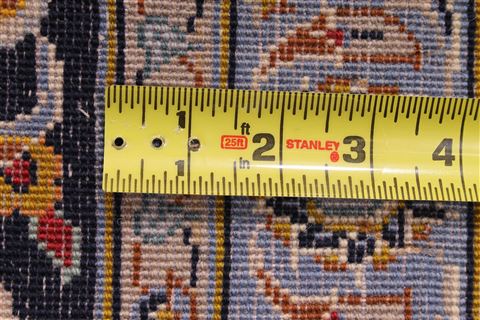 Kashan Beige Hand Knotted 97 X 130  Area Rug 254-29313 Image 7