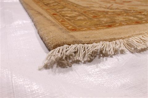 Haji Jalili Green Hand Knotted 103 X 135  Area Rug 254-29315 Image 5