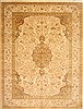 Haji Jalili Green Hand Knotted 103 X 135  Area Rug 254-29315 Thumb 0