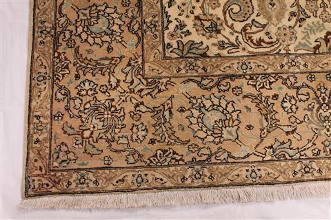 Tabriz Green Hand Knotted 910 X 1210 Area Rug 254-29317 Image 6