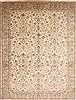 Tabriz Green Hand Knotted 910 X 1210  Area Rug 254-29317 Thumb 0