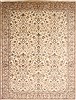 Tabriz Green Hand Knotted 910 X 1210 Area Rug 254-29317 Thumb 0