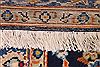 Kashan Beige Hand Knotted 100 X 140  Area Rug 254-29319 Thumb 2