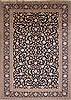 Kashan Beige Hand Knotted 100 X 140  Area Rug 254-29319 Thumb 0