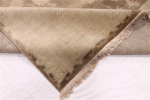 Tabriz Beige Hand Knotted 98 X 133  Area Rug 254-29320 Image 5