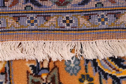 Kashan Blue Hand Knotted 99 X 131 Area Rug 254-29322 Image 1