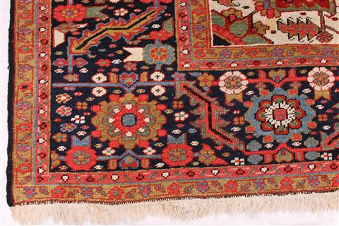 Heriz Blue Hand Knotted 82 X 119 Area Rug 254-29325 Image 5