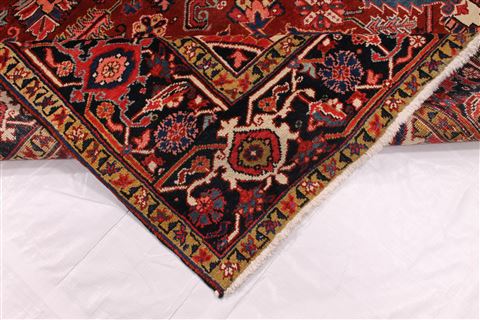 Heriz Blue Hand Knotted 86 X 122  Area Rug 254-29326 Image 3