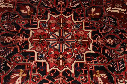 Heriz Blue Hand Knotted 86 X 122  Area Rug 254-29326 Image 7