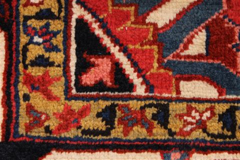 Heriz Blue Hand Knotted 86 X 122  Area Rug 254-29326 Image 9