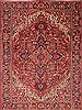 Heriz Red Hand Knotted 96 X 126  Area Rug 254-29327 Thumb 0