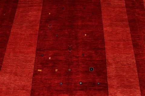 Gabbeh Red Hand Knotted 910 X 129 Area Rug 254-29329 Image 3