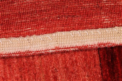 Gabbeh Red Hand Knotted 910 X 129 Area Rug 254-29329 Image 6