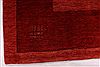 Gabbeh Red Hand Knotted 910 X 129 Area Rug 254-29329 Thumb 2