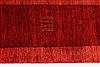 Gabbeh Red Hand Knotted 910 X 129  Area Rug 254-29329 Thumb 4