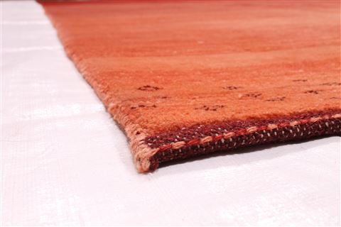 Gabbeh Red Hand Knotted 910 X 130 Area Rug 254-29330 Image 1