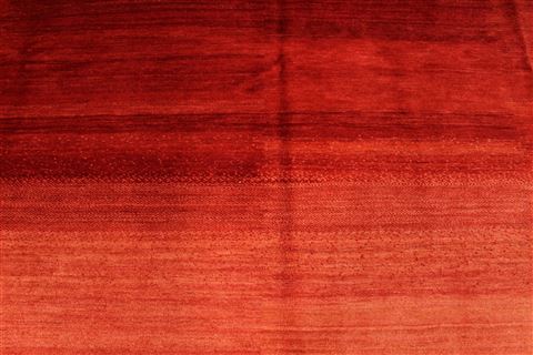 Gabbeh Red Hand Knotted 910 X 130 Area Rug 254-29330 Image 3