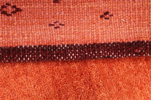 Gabbeh Red Hand Knotted 910 X 130 Area Rug 254-29330 Image 4