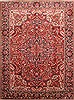 Heriz Red Hand Knotted 96 X 1210  Area Rug 254-29331 Thumb 0