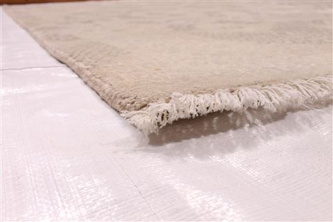 Modern Grey Square Hand Knotted 810 X 101 Area Rug 254-29332 Image 1