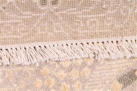 Modern Grey Square Hand Knotted 810 X 101 Area Rug 254-29332 Image 5