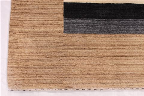 Modern Blue Hand Knotted 710 X 100 Area Rug 254-29333 Image 5