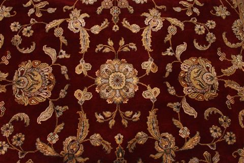 Mahal Beige Hand Knotted 81 X 101 Area Rug 254-29335 Image 3