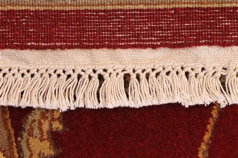 Mahal Beige Hand Knotted 81 X 101 Area Rug 254-29335 Image 6