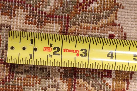 Mahal Beige Hand Knotted 81 X 101  Area Rug 254-29337 Image 2