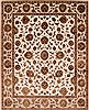 Mahal Beige Hand Knotted 81 X 101  Area Rug 254-29337 Thumb 0