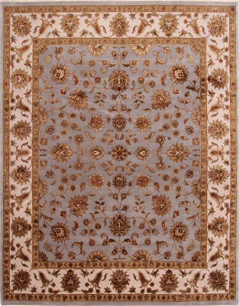 Mahal Beige Hand Knotted 80 X 101 Area Rug 254-29338 Image 0