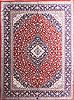 Qum Red Hand Knotted 98 X 130  Area Rug 254-29340 Thumb 0