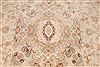 Tabriz Beige Hand Knotted 910 X 135 Area Rug 254-29342 Thumb 7