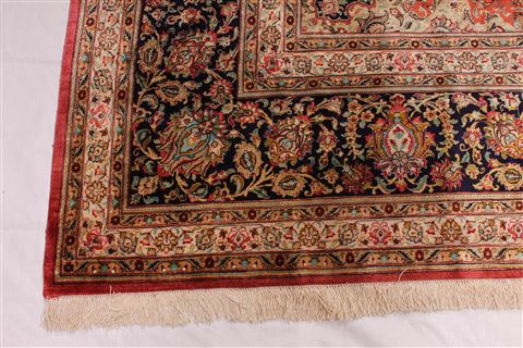 Qum Blue Hand Knotted 910 X 130 Area Rug 254-29344 Image 6