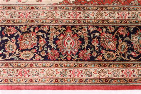 Qum Blue Hand Knotted 910 X 130 Area Rug 254-29344 Image 8