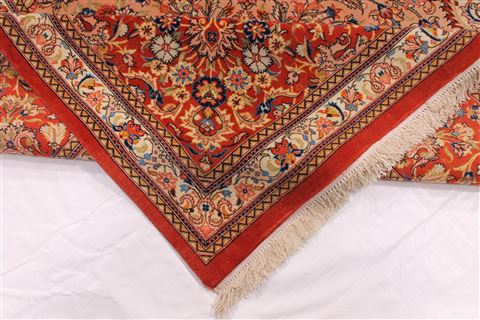 Qum Brown Hand Knotted 910 X 143 Area Rug 254-29347 Image 5