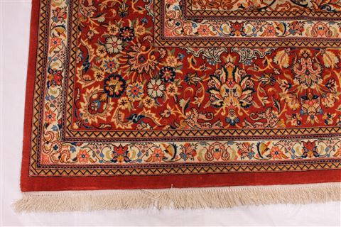 Qum Brown Hand Knotted 910 X 143 Area Rug 254-29347 Image 7