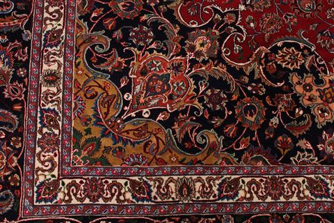 Mashad Red Hand Knotted 910 X 131 Area Rug 254-29349 Image 1