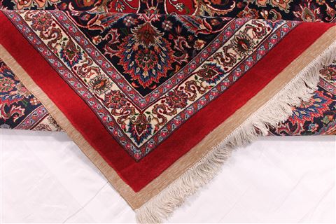 Mashad Red Hand Knotted 910 X 131 Area Rug 254-29349 Image 4