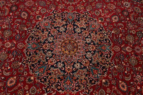Mashad Red Hand Knotted 910 X 131 Area Rug 254-29349 Image 8