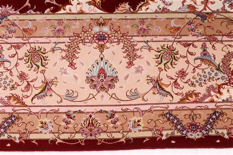 Tabriz Purple Hand Knotted 100 X 133 Area Rug 254-29352 Image 8
