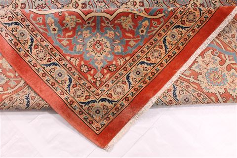 Qum Blue Hand Knotted 910 X 135 Area Rug 254-29353 Image 3