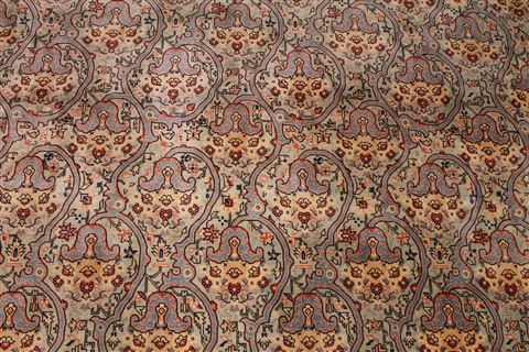 Qum Blue Hand Knotted 910 X 135 Area Rug 254-29353 Image 7